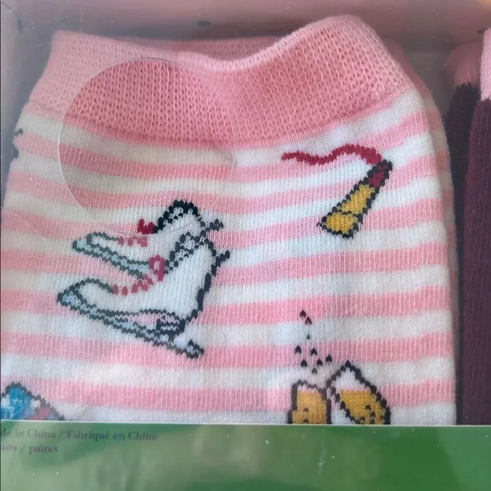 KATE SPADE NEW YORK WHIMSICAL 3 PK WOMEN'S CREW SOCKS SIZE: 4-10, NWT